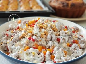 Üzüm Çekirdekli Makarna Salatası Tarifi